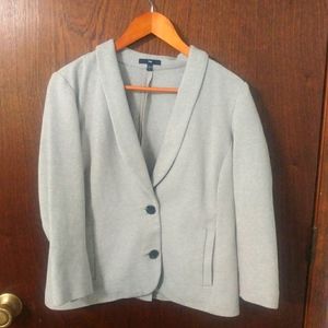 Gap knit blazer, gray, (L)